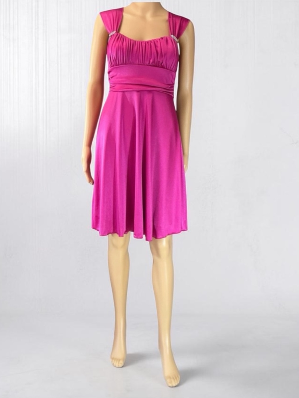 Speechless Fuchsia Midi Dress